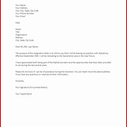 Spiffing Microsoft Office Resignation Letter Template Samples Sample Copy Doc Word Ms Of