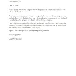 Swell Resignation Letter