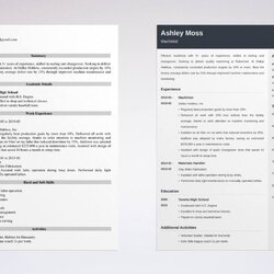 Machinist Resume Sample Guide Examples Example Create