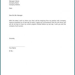 Simple And Short Resignation Letter Template Printable Templates Samples Appointment Fresh Letters Form Free