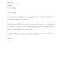 The Highest Standard Best Nonprofit Cover Letter Examples For Example Min