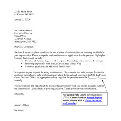 Preeminent Nonprofit Executive Director Cover Letter Invitation Non Profit Management Sample For With