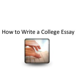 Out Of This World How To Write College Essay