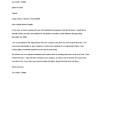 Great Retirement Letter Of Resignation Template Database Source