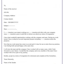 Champion Resignation Letter For Personal Reason Format Sample Example Retirement Sincerely Due To
