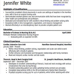 Fantastic Free Sample Rn Resume Templates In Ms Word Entry Level Example Examples Nursing Nurse Registered