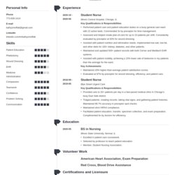 Capital New Grad Nurse Resume Template With Examples Tips Nursing Example Rn Modern