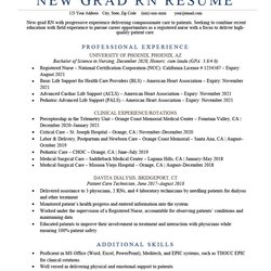Exceptional New Grad Rn Resume Sample How To Write Genius Caregiver Samples Writing