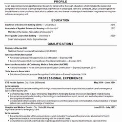Professional Nursing Resume Template Unique Registered Nurse Job Builder