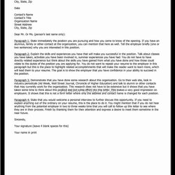 Opening Paragraph Application Letter Cover Paragraphs