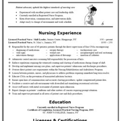 Swell Sample Of Resume Resumes Nurse Nursing Examples Example Nurses Templates Rn Template Curriculum Vitae