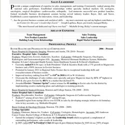 Spiffing Medical Sales Resume Objective Example Gallery
