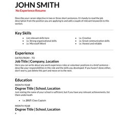 Cool Training Section On Resume Free Templates Download How To Write Objective No Experience