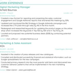 How To Write Good Without Work Experience Involvement In An On Resume