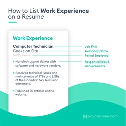 Magnificent Work Experience On Resume How To List It Right Listing