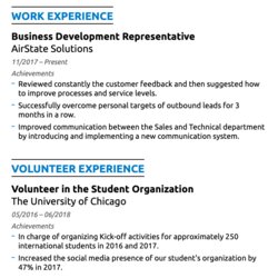 Superb Student Resume Examples Guide For Present Tip Work Experience On