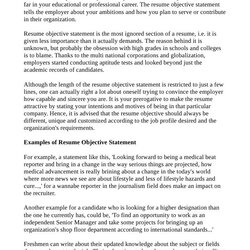 Wonderful Resume Objective Statement Tips Quotes Resumes