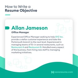 Preeminent Real Life Resume Objective Examples How To Guide