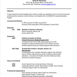 Superb Free Sample Resume Objective Statement Templates In Ms Word Nurse Graduate Nursing Template Examples