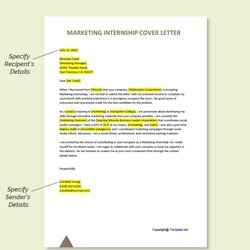 Preeminent Marketing Internship Cover Letter In Word Pages Google Docs Template